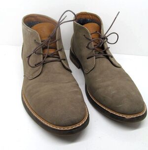 Rye By Hawker Rye Mens Olive Suede Chukka Boots Size US 10.5